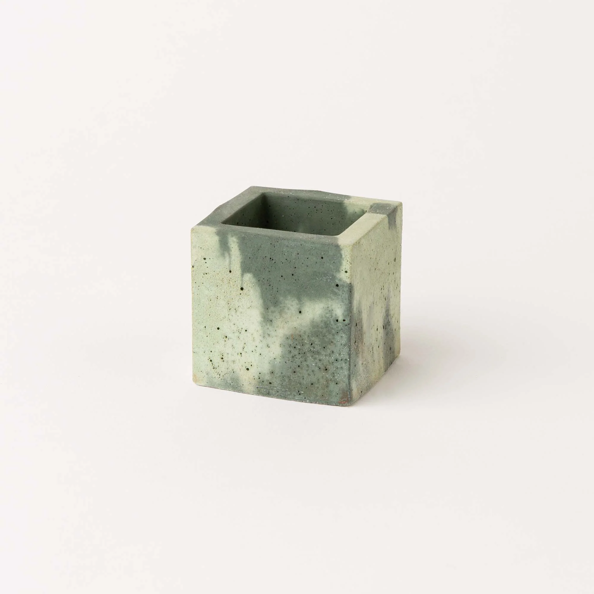 Concrete Cube Pot - Small - Image 3