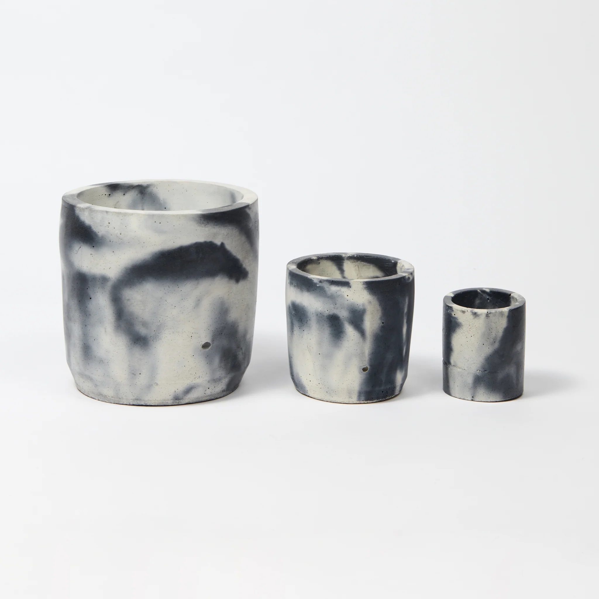 Concrete Pot Set - Small, Medium and Large - Image 6