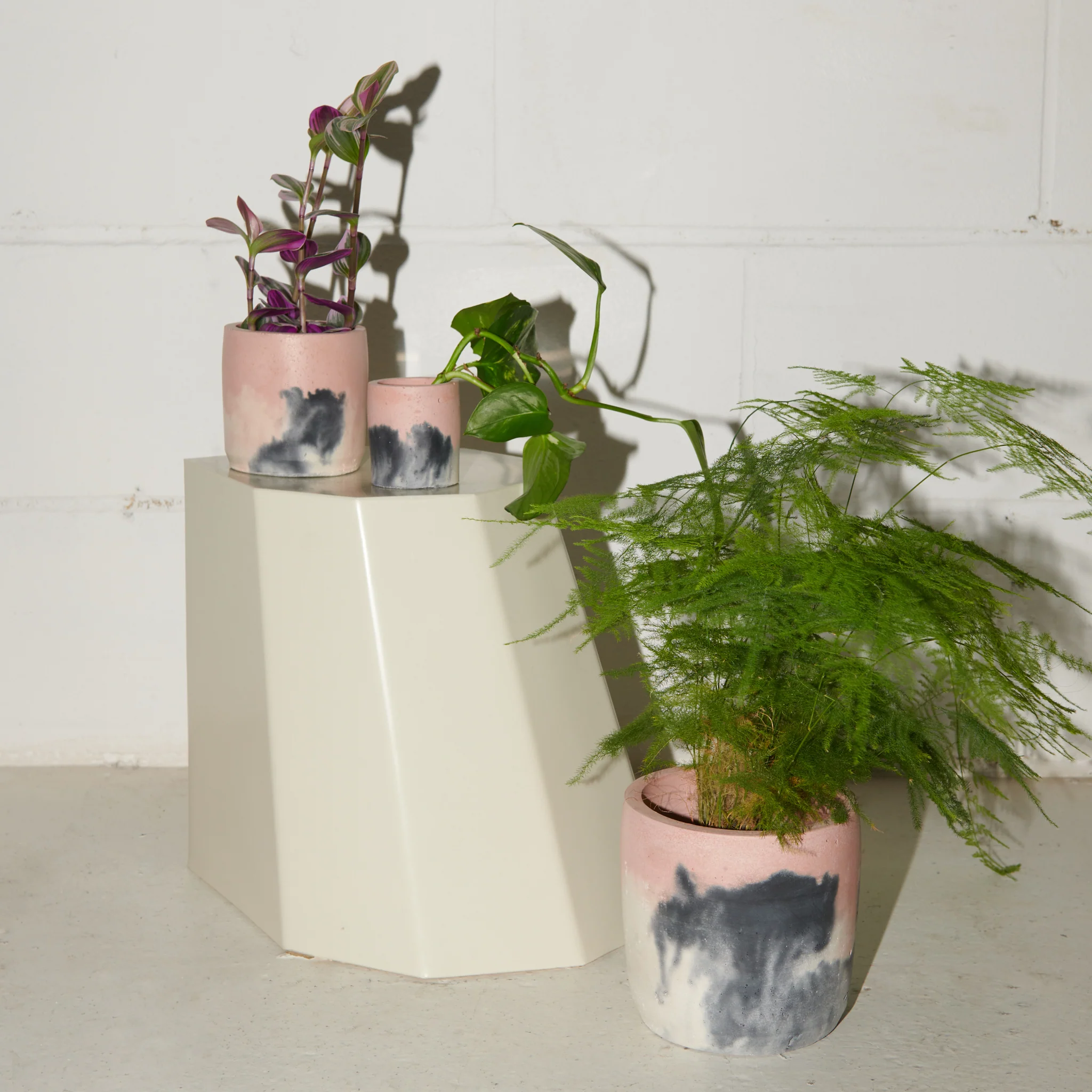 Concrete Pot Set - Small, Medium and Large - Image 8