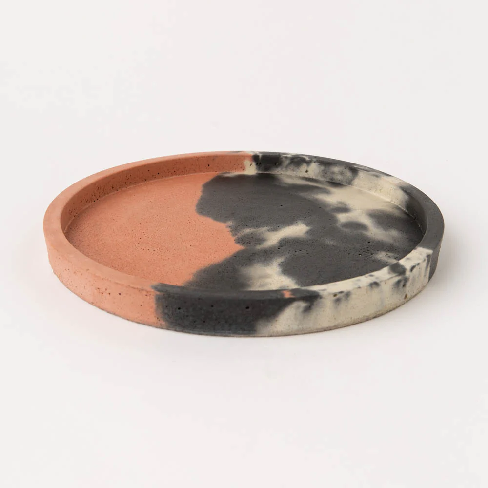 Round Concrete Tray - 29cm - Image 3