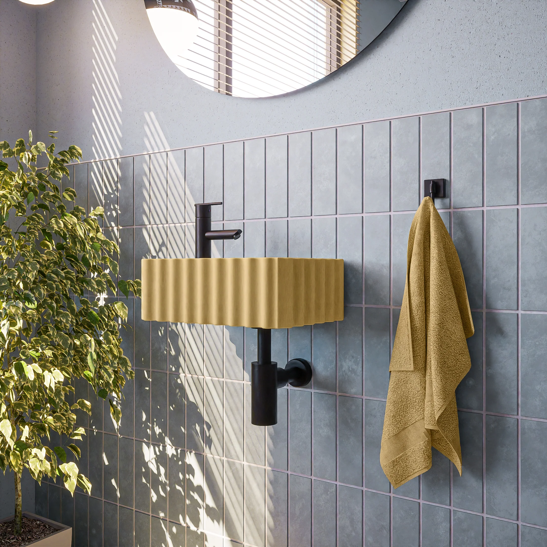 Concrete Sink - The Fluted Rectangle - Image 6