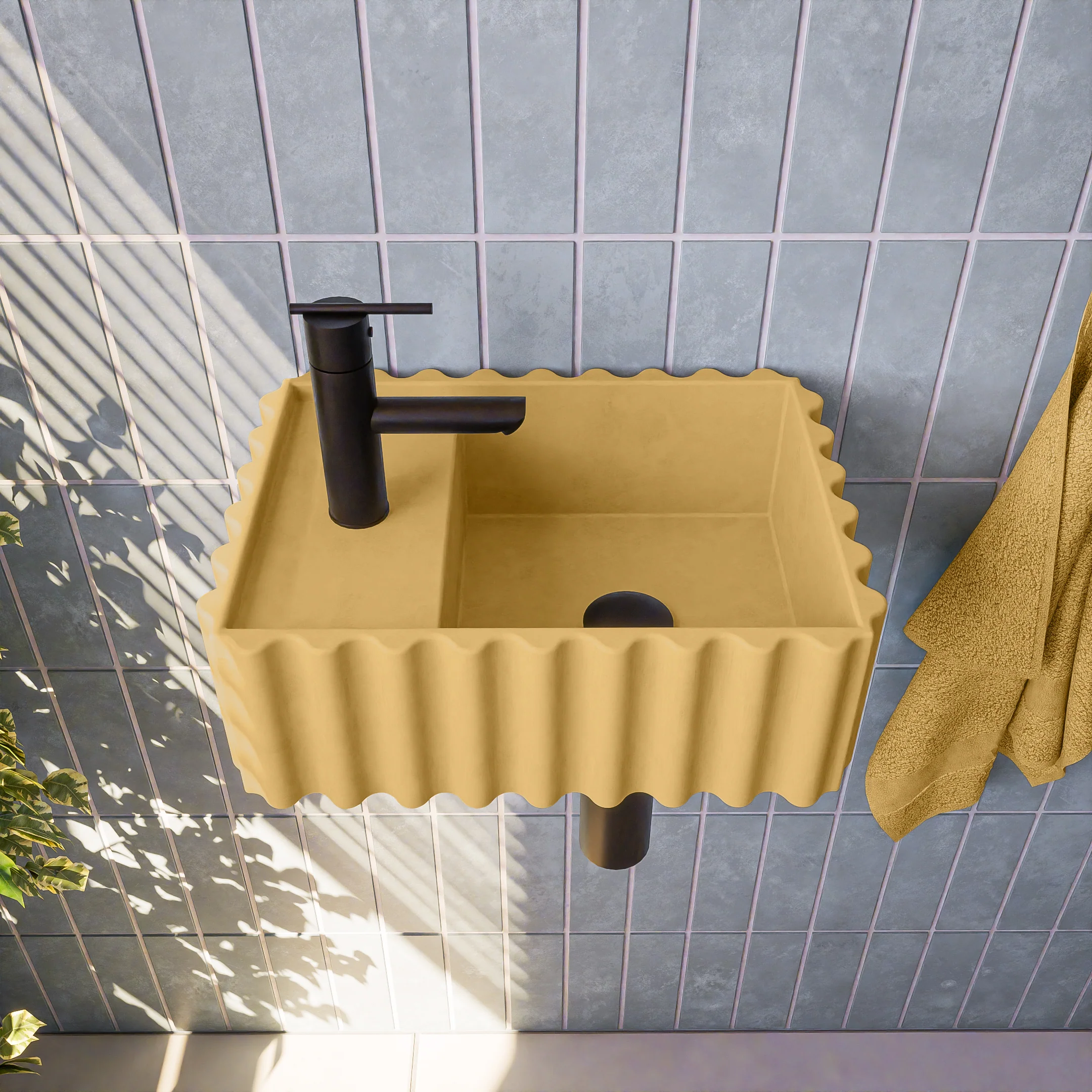 Concrete Sink - The Fluted Rectangle - Image 7