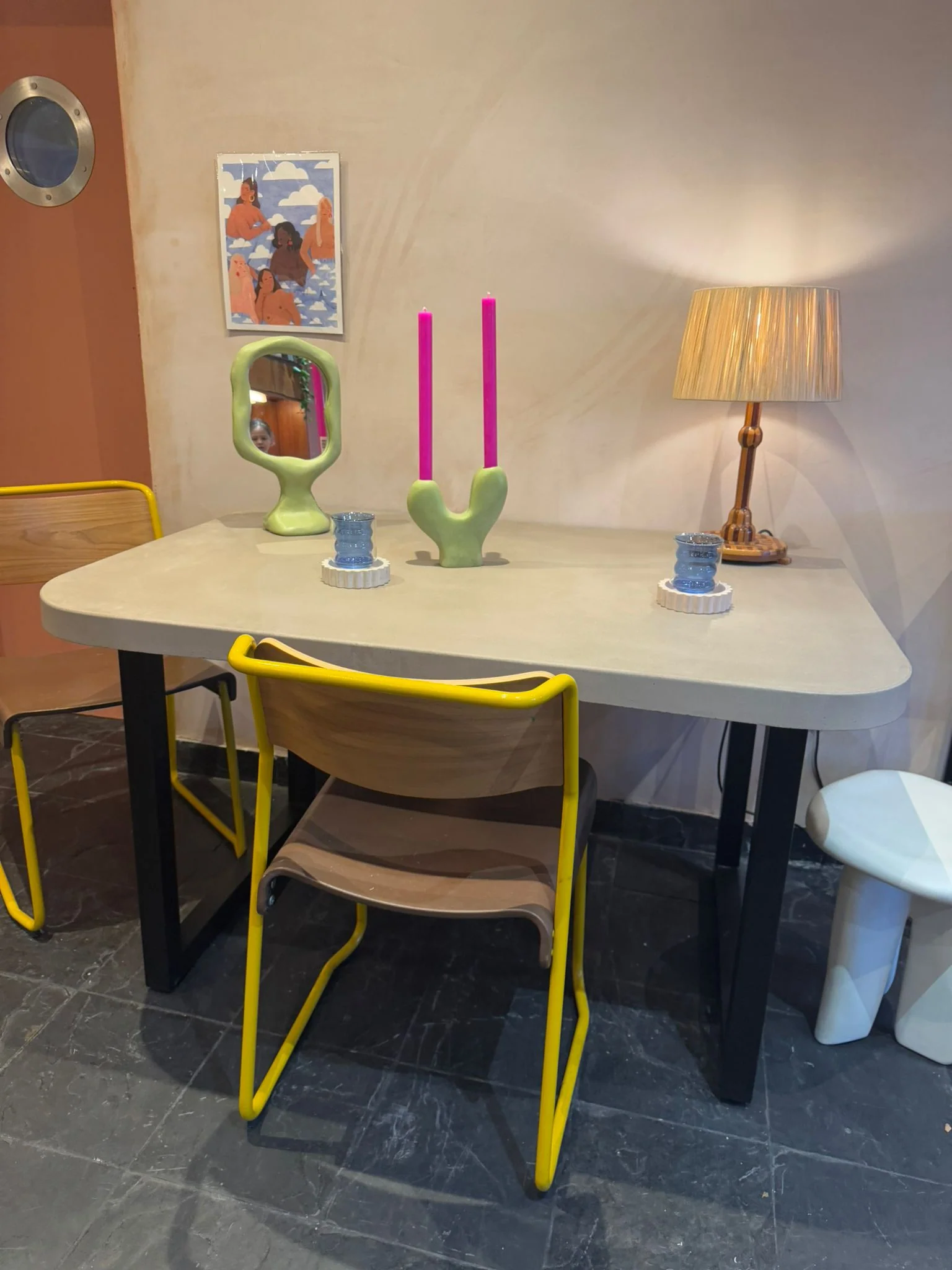 Sample Sale - Concrete Dining Table - Shroom - Image 5
