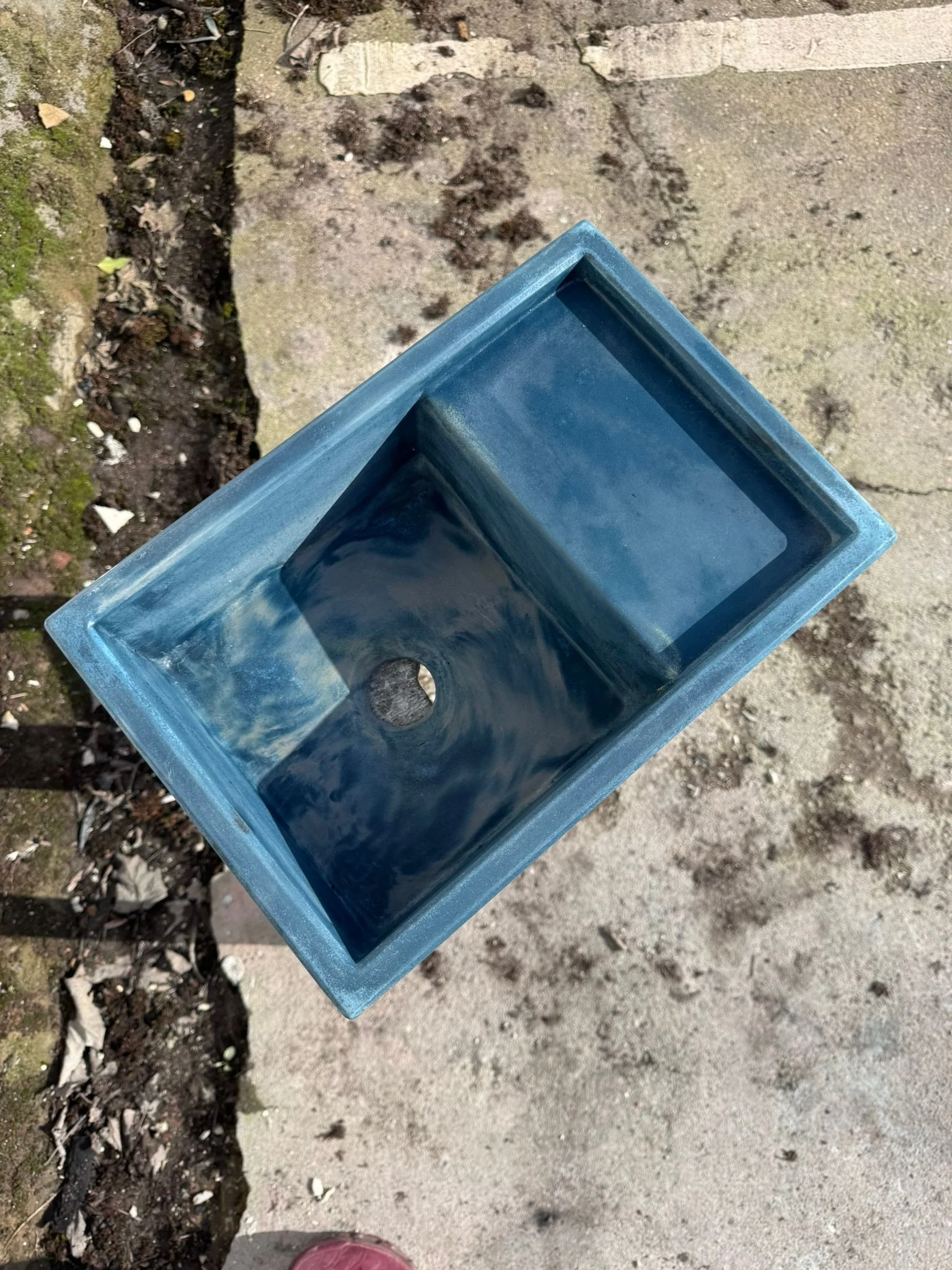 Sample Sale -  Concrete Sink - The Cloakroom Basin - Blue Steele and Pigeon - Image 3