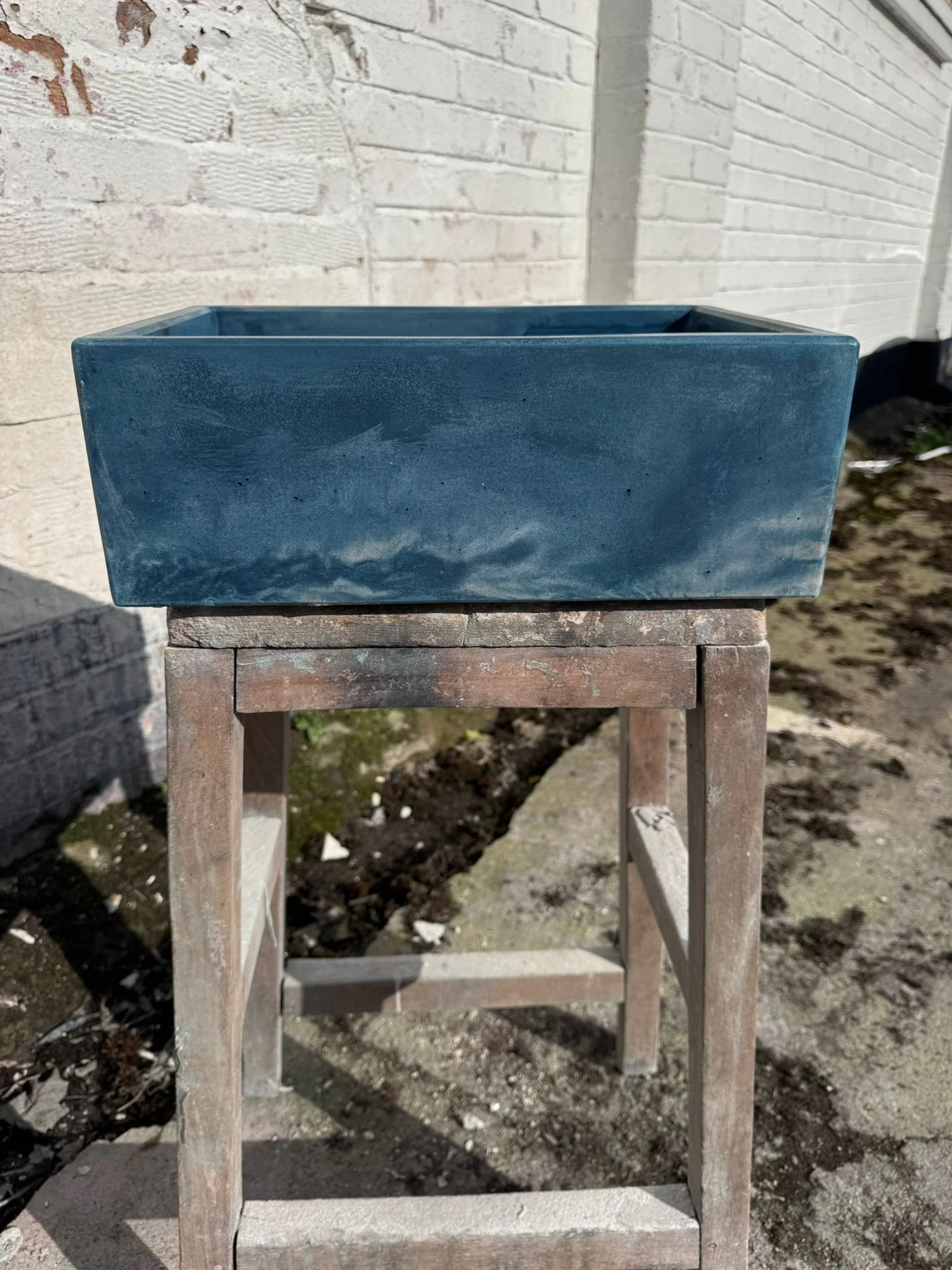 Sample Sale -  Concrete Sink - The Cloakroom Basin - Blue Steele and Pigeon - Image 5