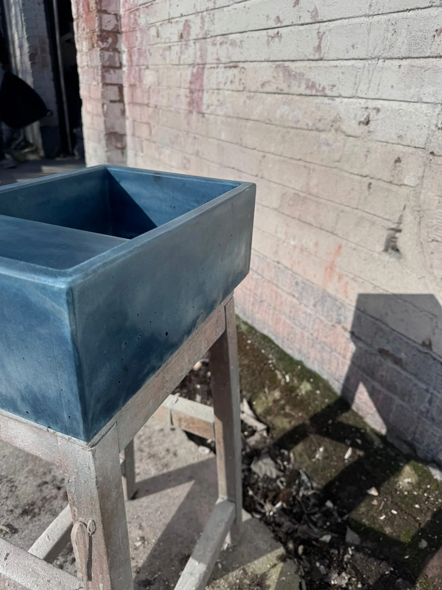 Sample Sale -  Concrete Sink - The Cloakroom Basin - Blue Steele and Pigeon - Image 8