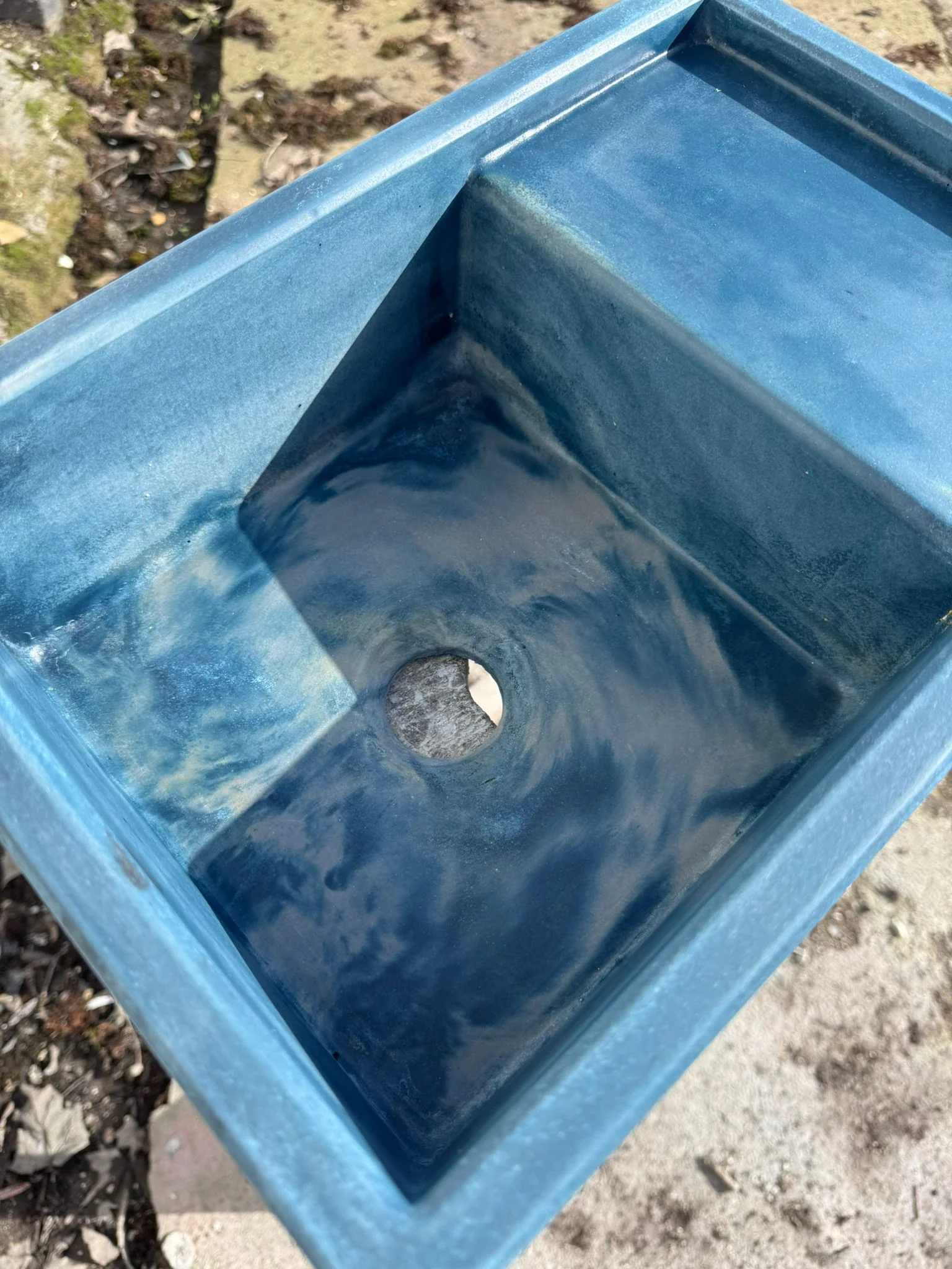 Sample Sale -  Concrete Sink - The Cloakroom Basin - Blue Steele and Pigeon - Image 9