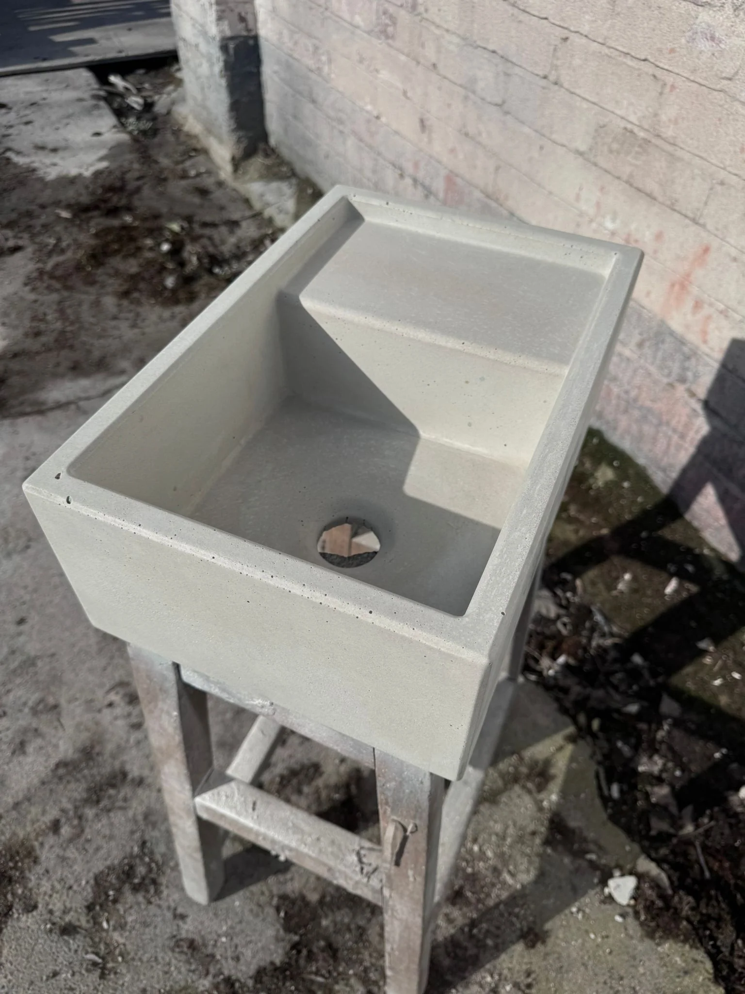 Sample Sale -  Concrete Sink - The Cloakroom Basin - Powder - Image 7