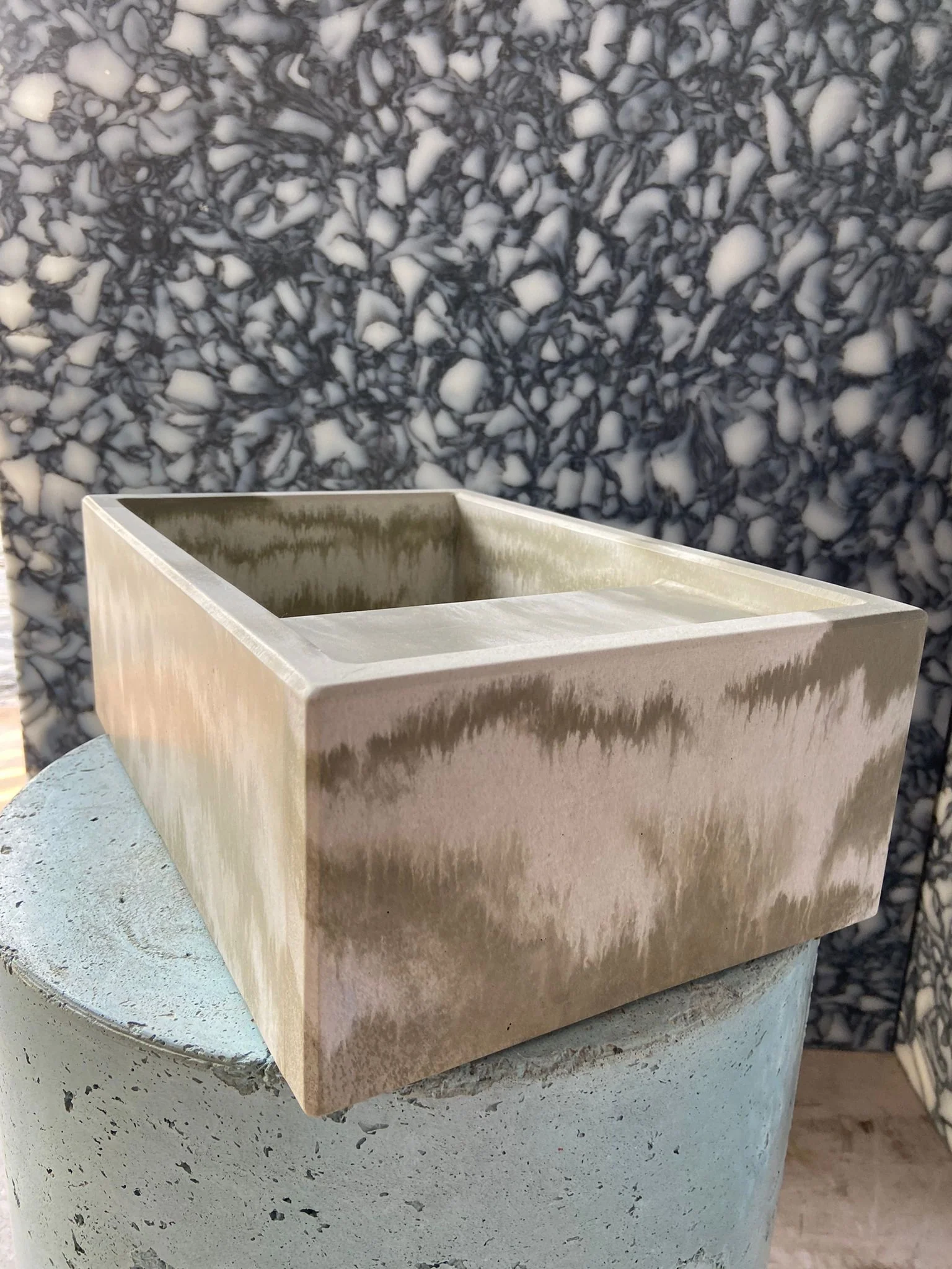 Sample Sale -  Concrete Sink - The Cloakroom Basin - Truffle Shuffle & Powder - Image 10