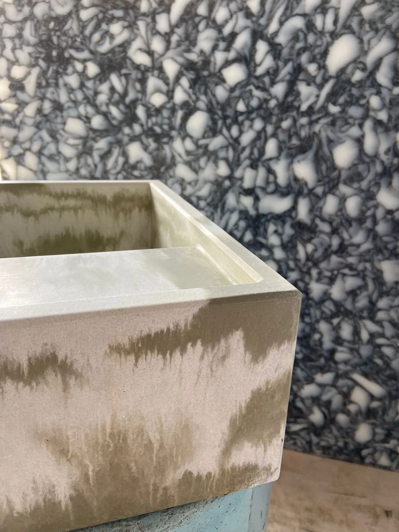Sample Sale -  Concrete Sink - The Cloakroom Basin - Truffle Shuffle & Powder - Image 11