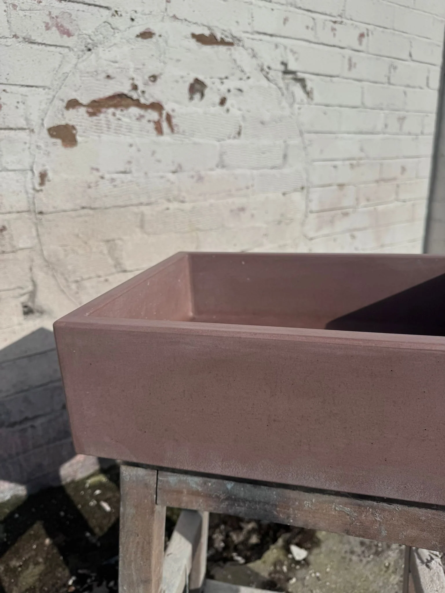 Sample Sale - Concrete Sink - The Mini Rectangle - Beaver - Image 2