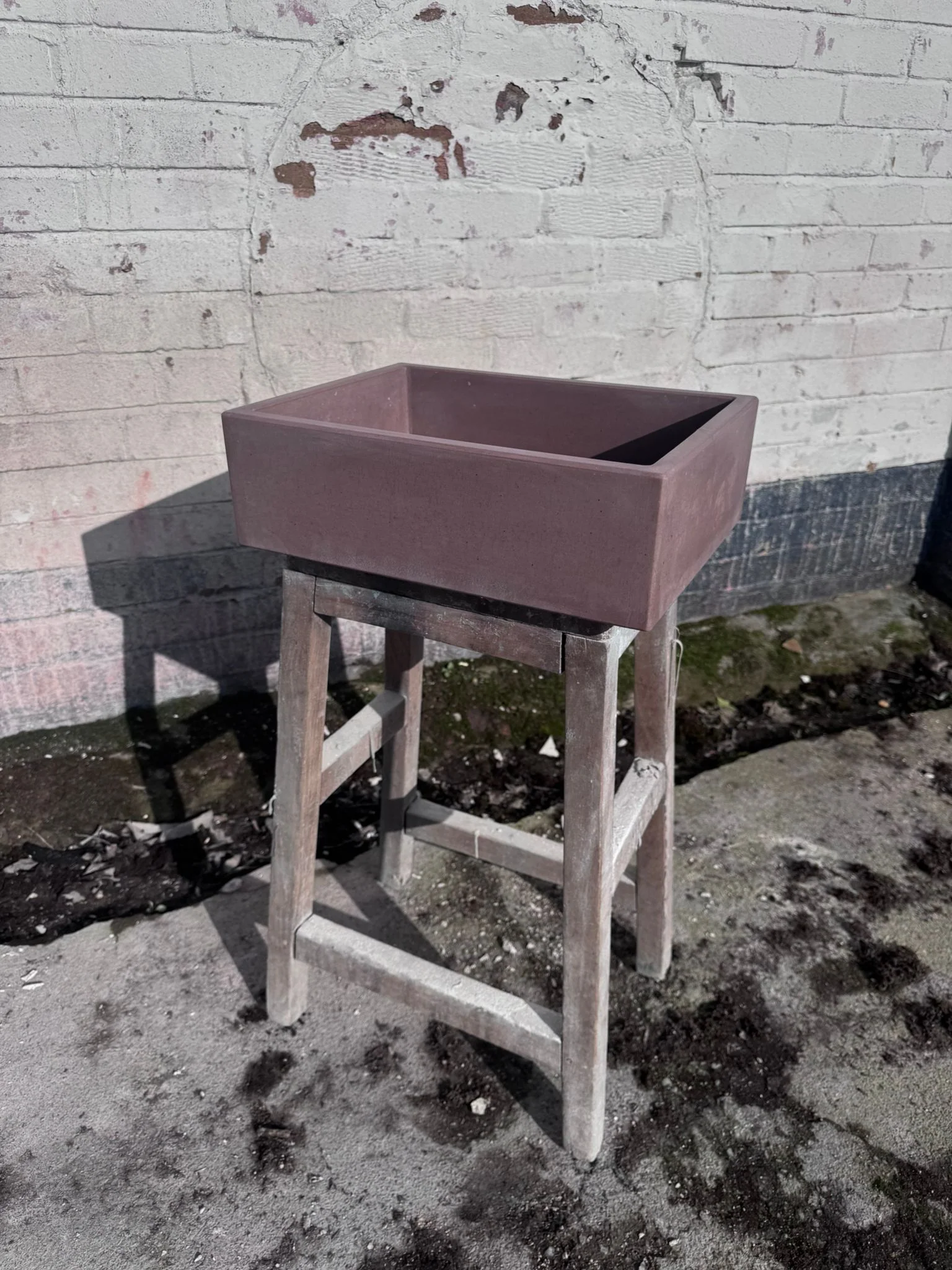 Sample Sale - Concrete Sink - The Mini Rectangle - Beaver - Image 7