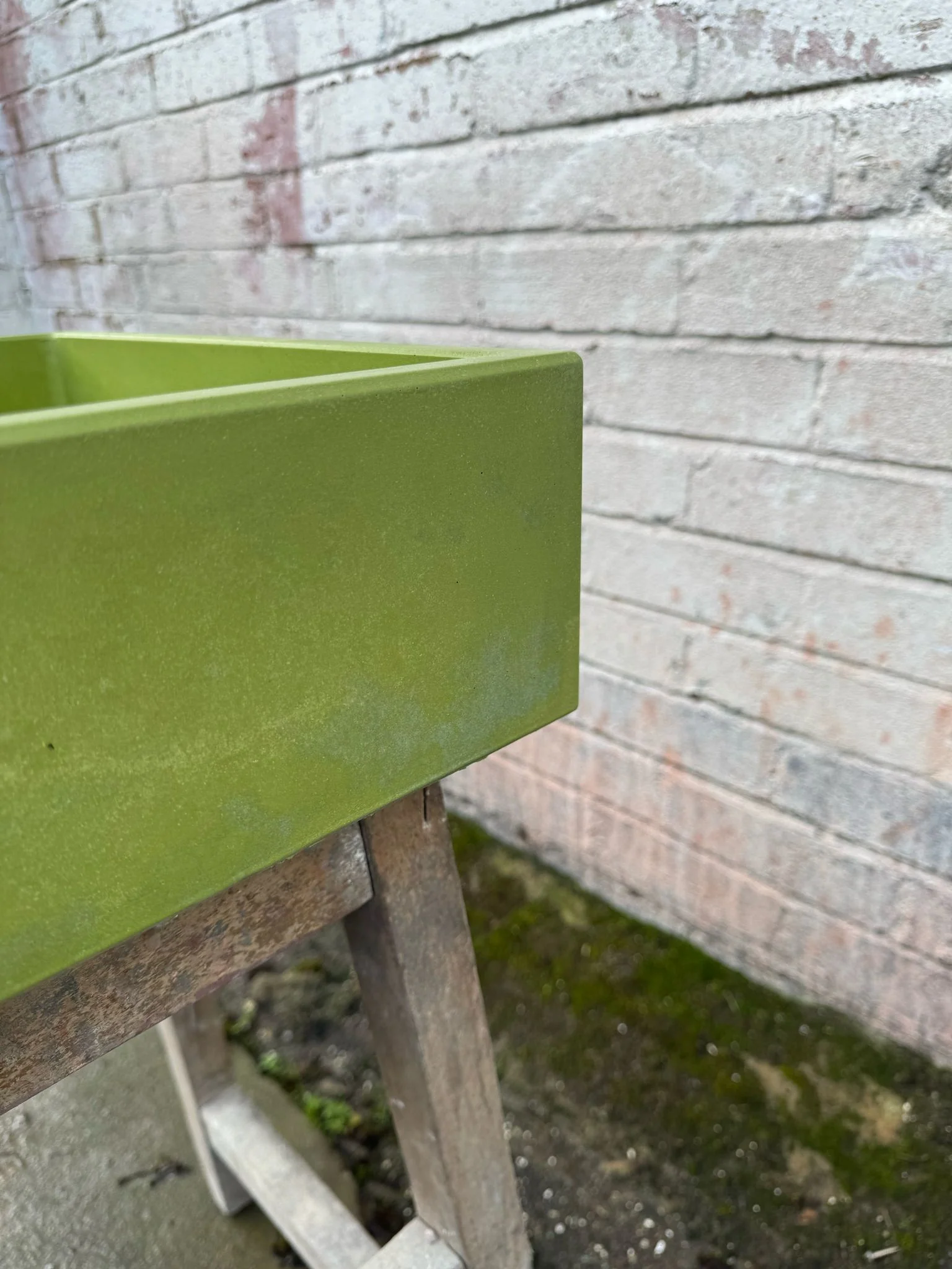 Sample Sale -  Concrete Sink - The Mini Rectangle - Sub Lime - Image 8