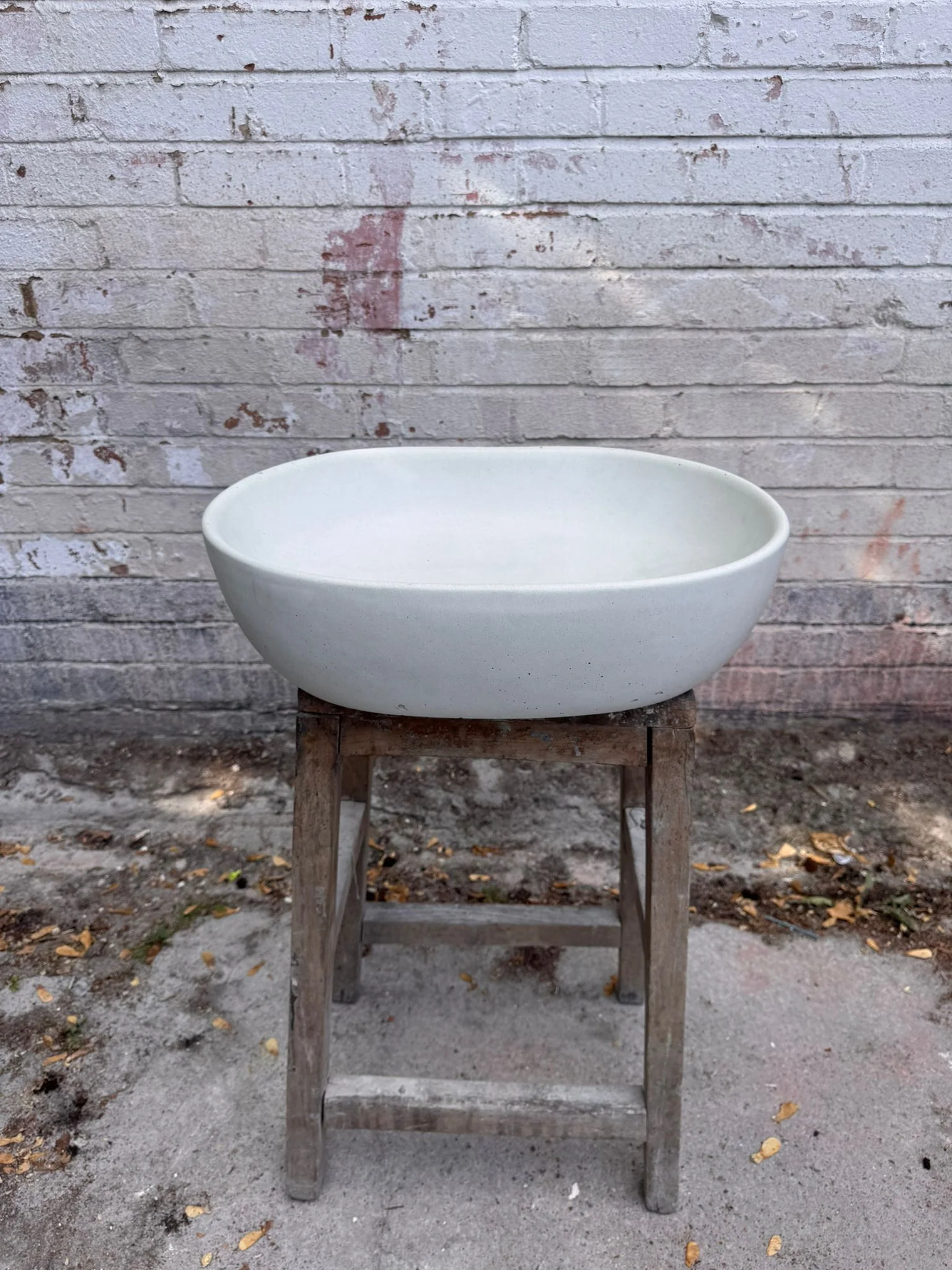 Sample Sale -  Concrete Sink - The Oval - Powder - Image 5