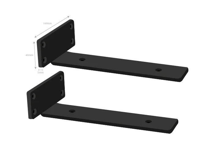 Steel Brackets for Concrete Sinks