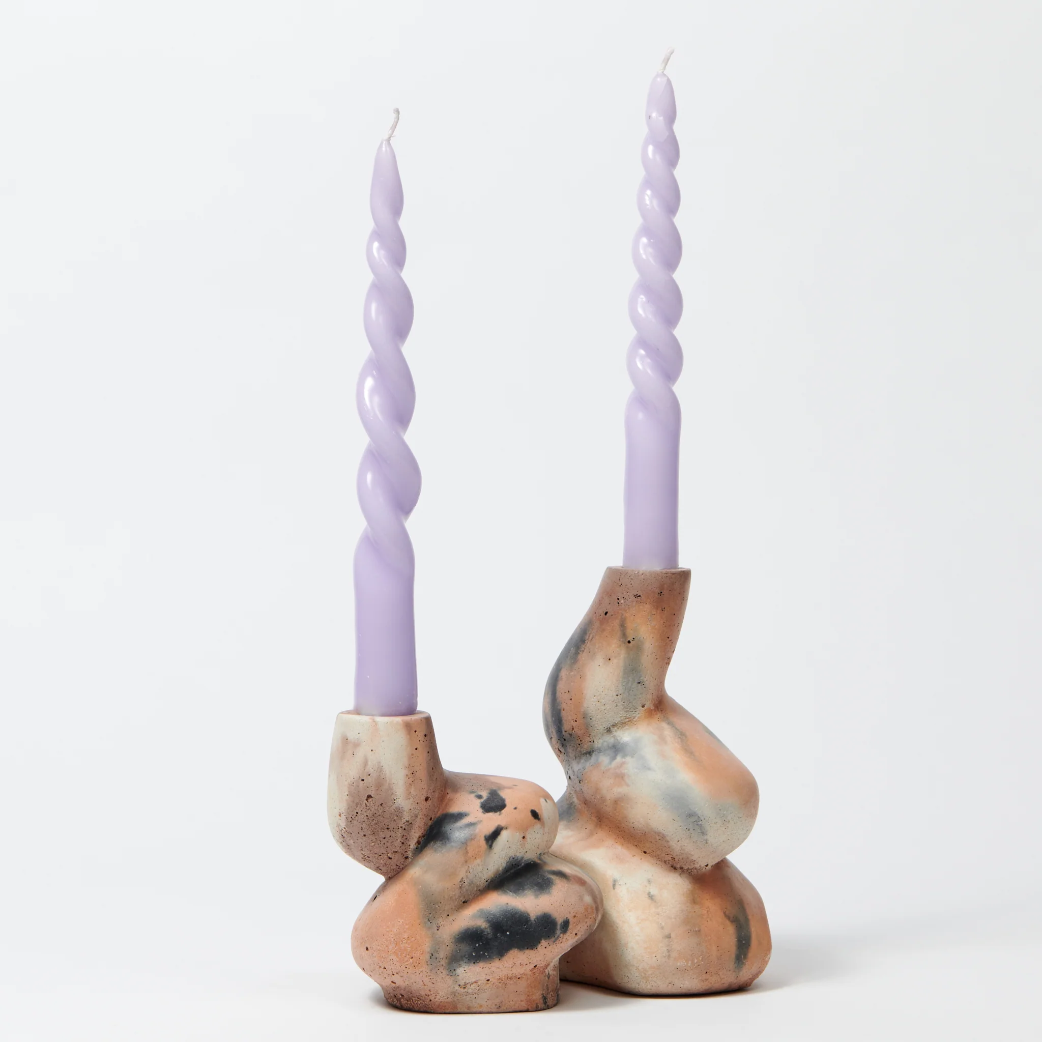 The Cuddle - A Pair of Little and Big Glob Candle Holders - Image 16